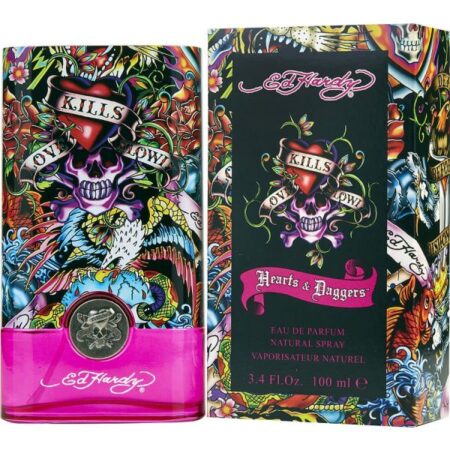 ED HARDY HEARTS & DAGGERS 3.4 EDT SPRAY